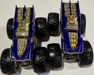 2011 Comparison between Advance Auto Logo Version and Monster Jam Logo Version