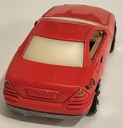 1999-Nite Glow G-Force Stunt Set 1684 Mercedes SLK Red Dark TAN open-3r