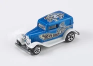 Pre-production version of the Tat Rods release with waterslide decals instead of tampos & clear windows.