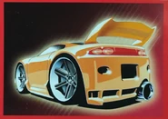 Artwork on Panini's Mega Race 2005 sticker album.