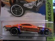 Project Speeder on card - Close up view