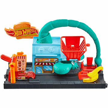 Pista Hot Wheels com Carrinho - City - Drive-Thru