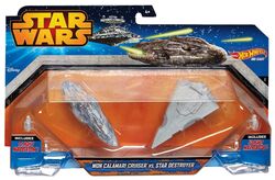 Mon Calamari Cruiser Hot Wheels Disney Star Wars Star Destroyer vs 