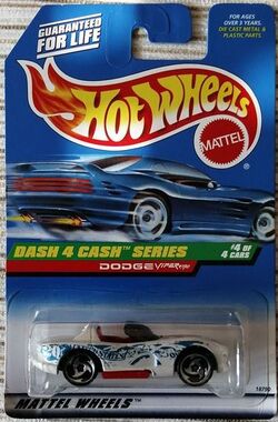 1992 Hot Wheels Dodge Viper RT/10 Red Gold Rims #13585-0710 in