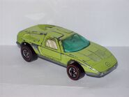 Mercedes Benz C-111 enamel lime green metal-flake