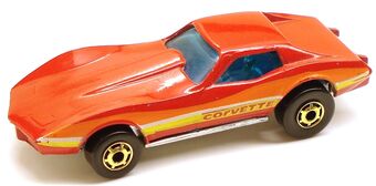 hot wheels 1975 corvette stingray silver