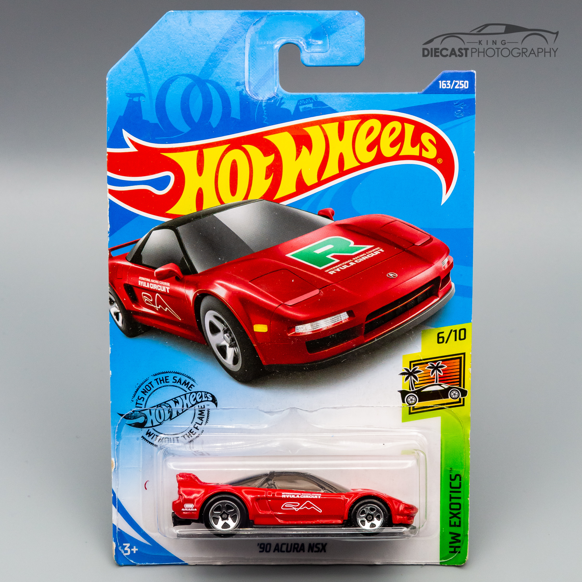 HW Exotics 6/10 White Kroger Exclusive #163/250 Hot Wheels '90 Acura NSX 