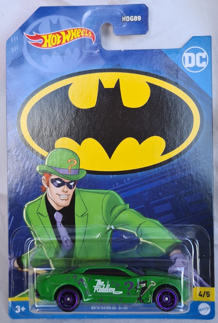 Hot Wheels 2022 HW Batman Series 5/5 Gold Batman: The Animated Series  **LOOSE**