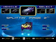 Splittin' Image 2 as a playable car in the PS2, GCN, XBOX and PC version of Hot Wheels Velocity X
