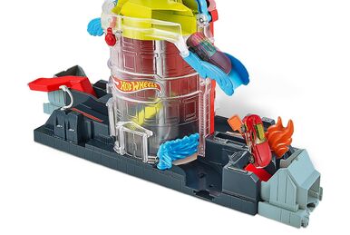 Hot wheels downtown fire station spinout deals