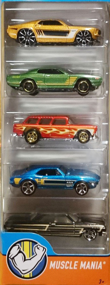 Muscle Mania 5-Pack (2016) | Hot Wheels Wiki | Fandom