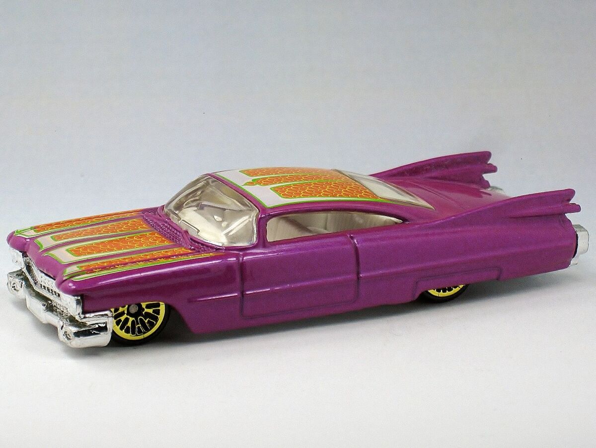ミニカー 2002 100% hotwheels 53 59 cadillac Hot wheels Lead Sledz 2-Car Set 53 Biarritz 59 Convertible