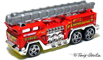 hot wheels 5 alarm fire truck