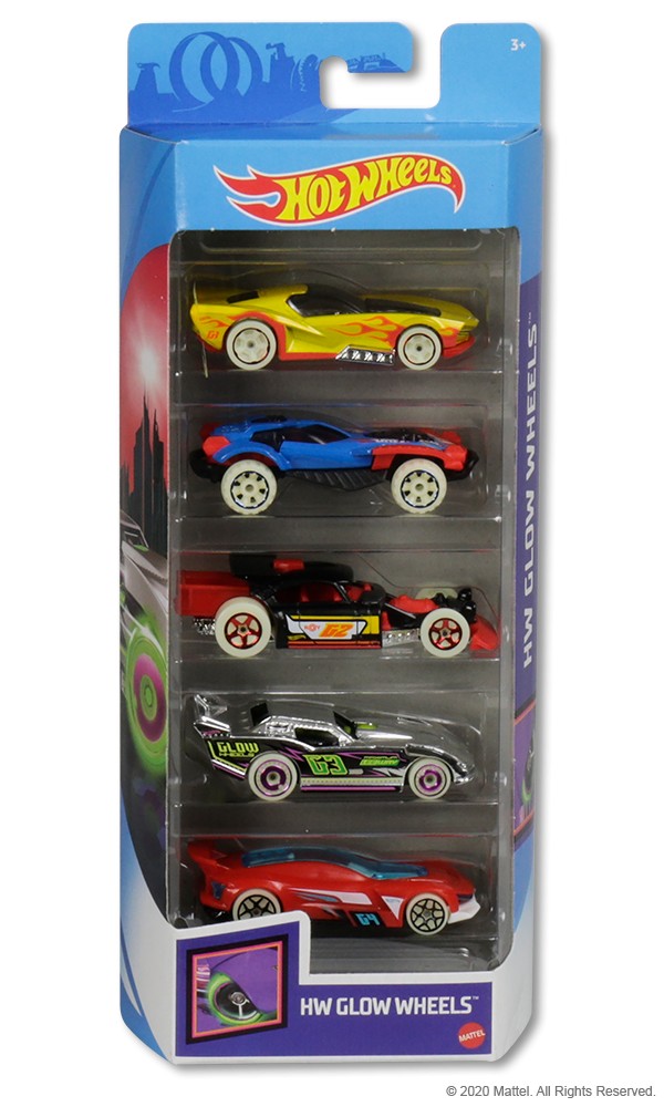 Hw Glow Wheels 5 Pack 2020 Hot Wheels Wiki Fandom 3701