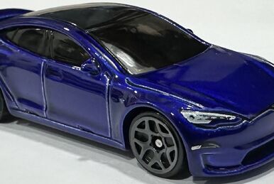 Hot wheels tesla model s blue discount