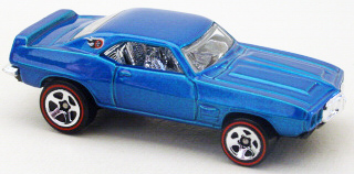 2011 Hot Wheels HW Racing '69 Pontiac Firebird #157 Blue 