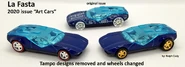 2020 Art Cars with tampos removed and different wheels