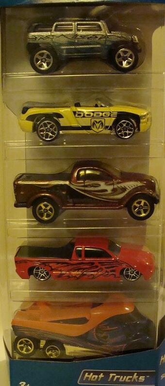 hot wheels hot trucks 5 pack