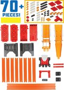 All of the parts included in the Stunt Bridge Kit