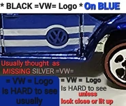 BLACK VW Logo is Hard to see usually