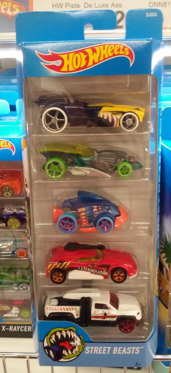 hot wheels street beasts 5 pack