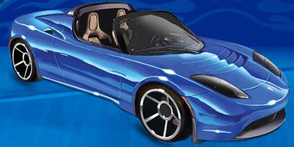 Hot wheels deals tesla roadster 2018