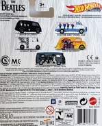 2019 Pop Culture: the Beatles card back