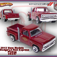 hot wheels dodge lil red express