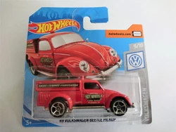 Hot Wheels ‘49 Volkswagen Beetle Pickup Red 2019 Long Card Hotwheels VW NEW!
