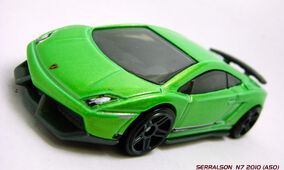 hot wheels lamborghini gallardo green