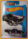 ´71 El Camino, variante Negra - Black