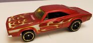 HW 69 DODGE CHARGER 500 Flames RED
