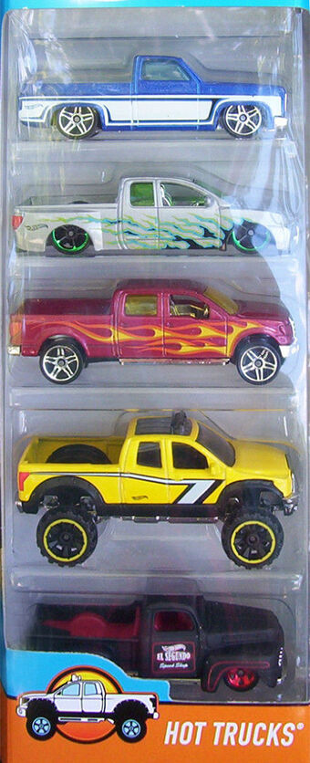 hot wheels trucks 5 pack