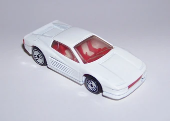 hot wheels ferrari testarossa white