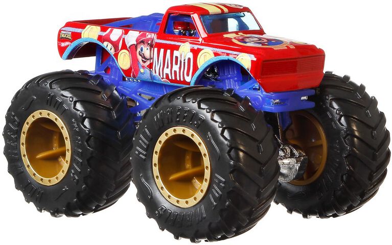  Hot Wheels Monster Trucks Super Mario, [red] Mario