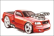 Sketch by Dave Weise found on the 2000's Hot Wheels Website archived assets.