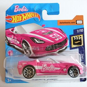 hot wheels barbie 14 corvette stingray