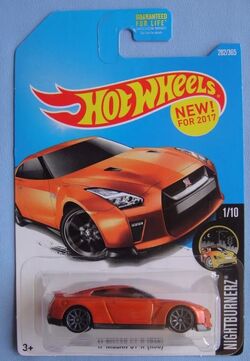 Orange 282/365 DTW99 HW301 R35 2017 Hot Wheels ‘17 Nissan GT-R