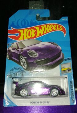 Hot Wheels 2019 HW Factory Fresh Purple Porsche 911 GT3 RS