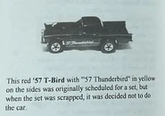 Prototype with Yellow "Thunderbird sides meant for a Track set (June / August 96 Newsletter)