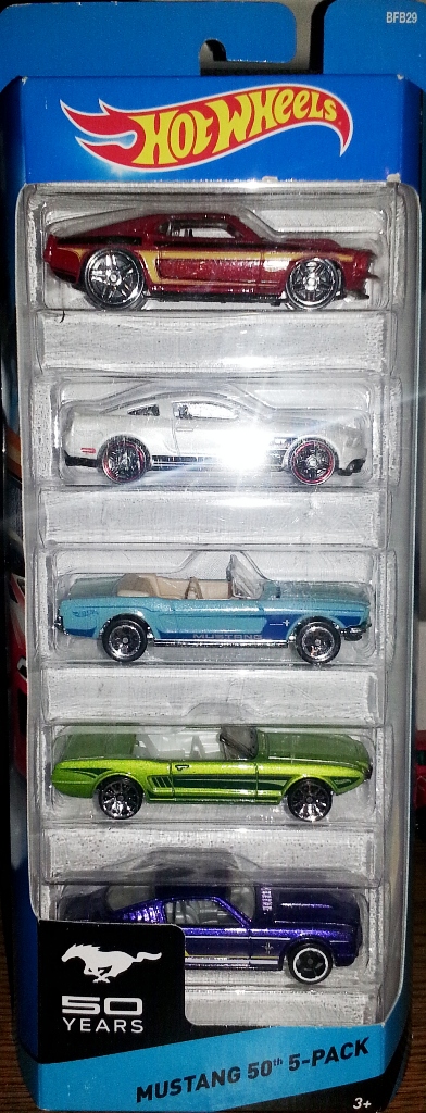 Mustang 50th 5-Pack | Hot Wheels Wiki | Fandom