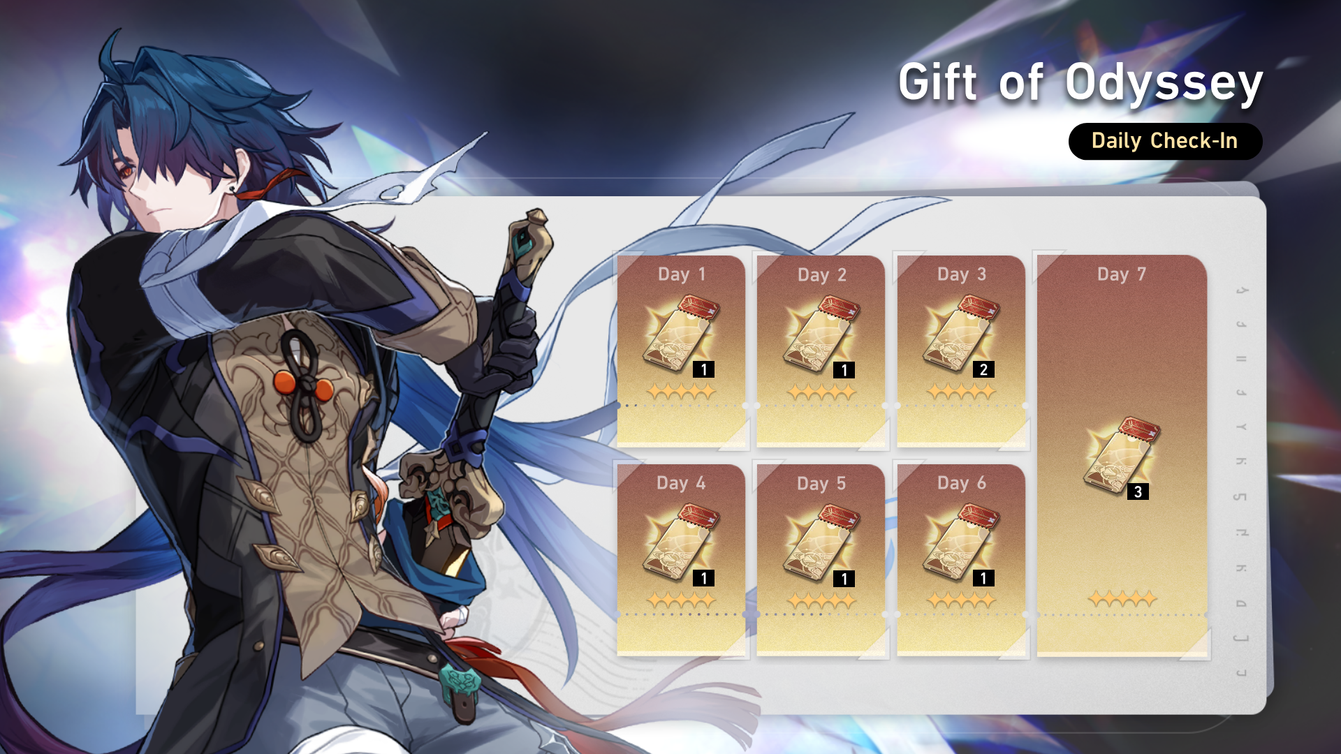 Honkai: Star Rail - Gift of Radiance Check-In Event Details