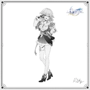 1st Anniversary March 7th Fan Artwork Official Twitter Post Art by RITY