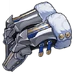 Guard's Silver Greaves