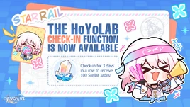 Event Honkai Star Rail Daily Check-in