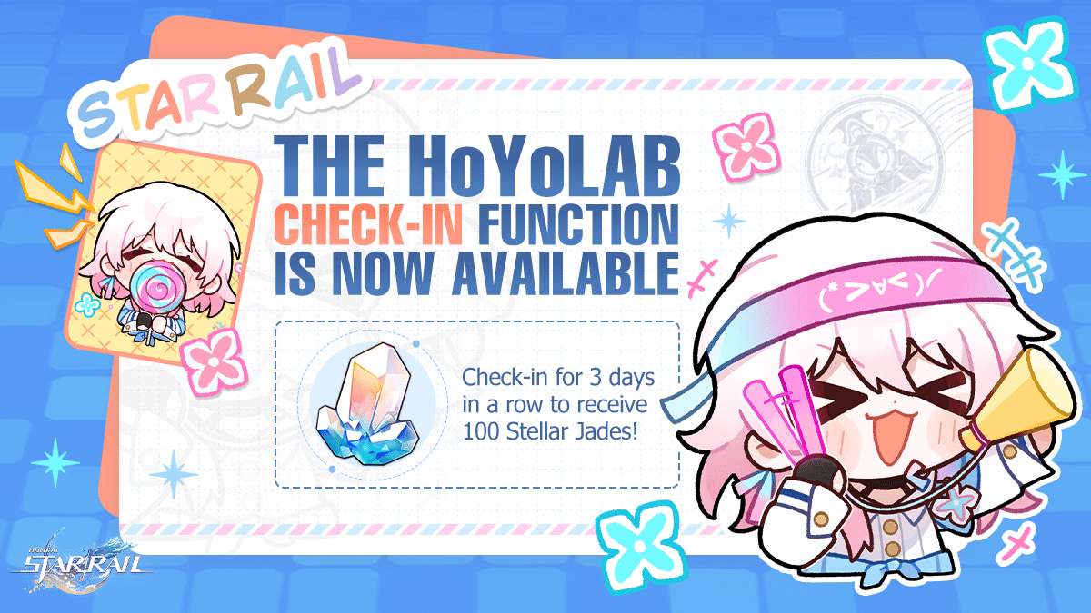 HONKAI STAR RAIL Don't forget Daily Check-in for Rewards! 