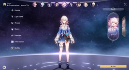 Fashion Character Outfits Menu