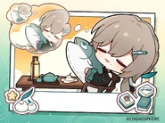 Pre-Registration Qingque Artwork Official Twitter Post