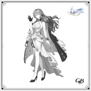 1st Anniversary Himeko Fan Artwork Official Twitter Post Art by GB