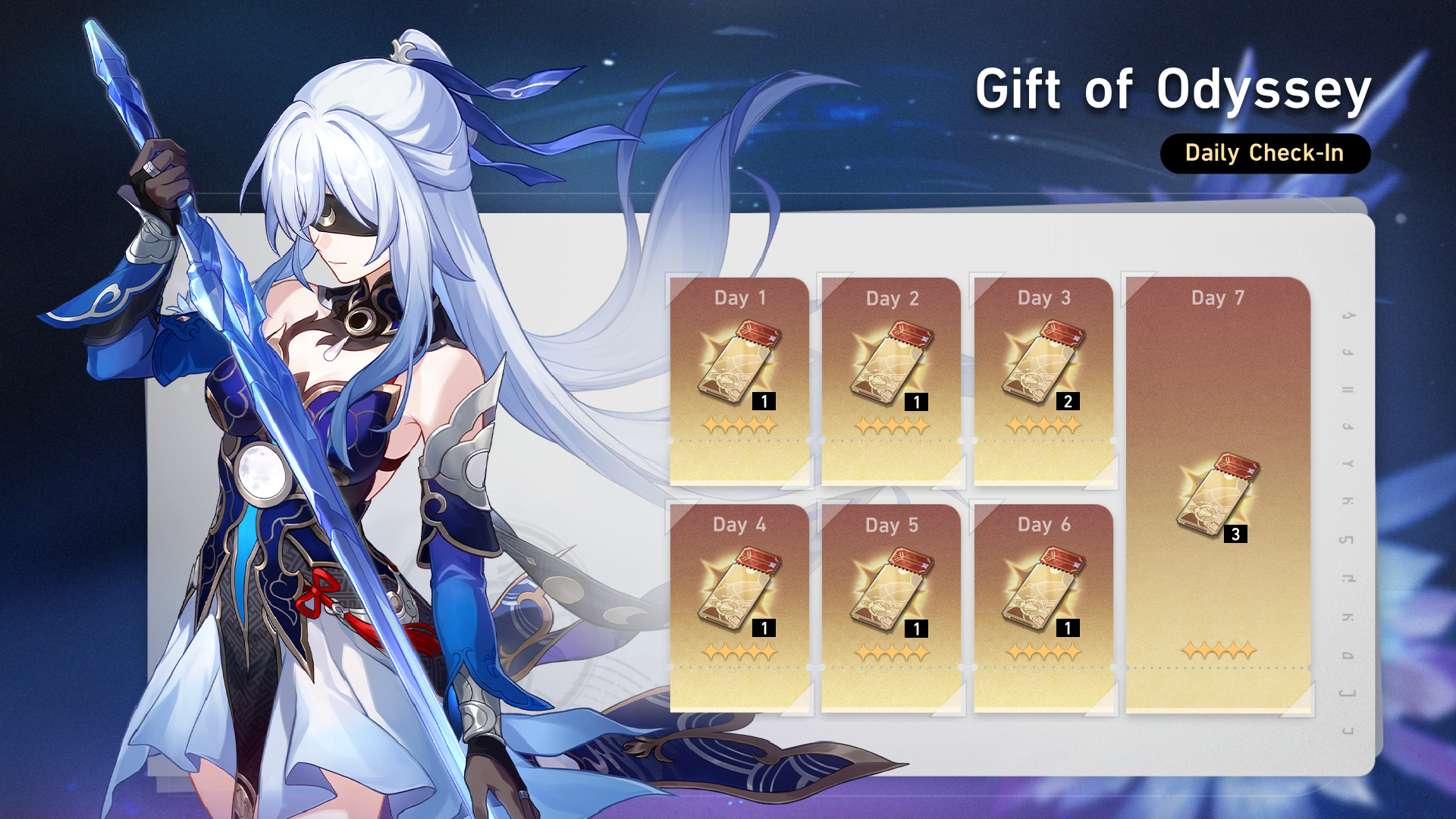 Honkai: Star Rail - Gift of Radiance Check-In Event Details